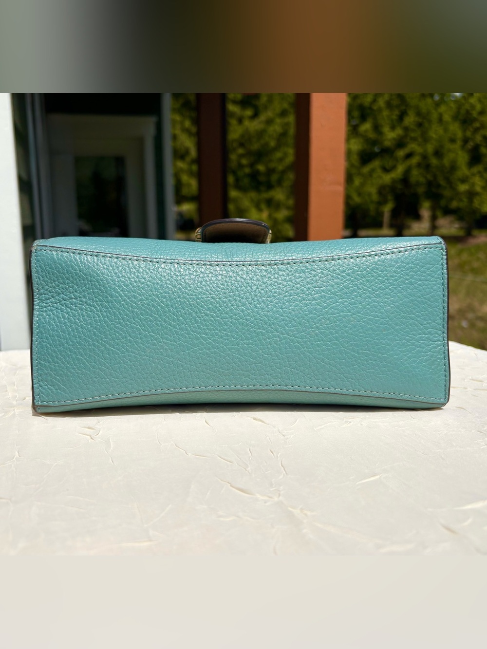 COACH Pepper Satchel In Marine CA234 - Picture 7 of 10